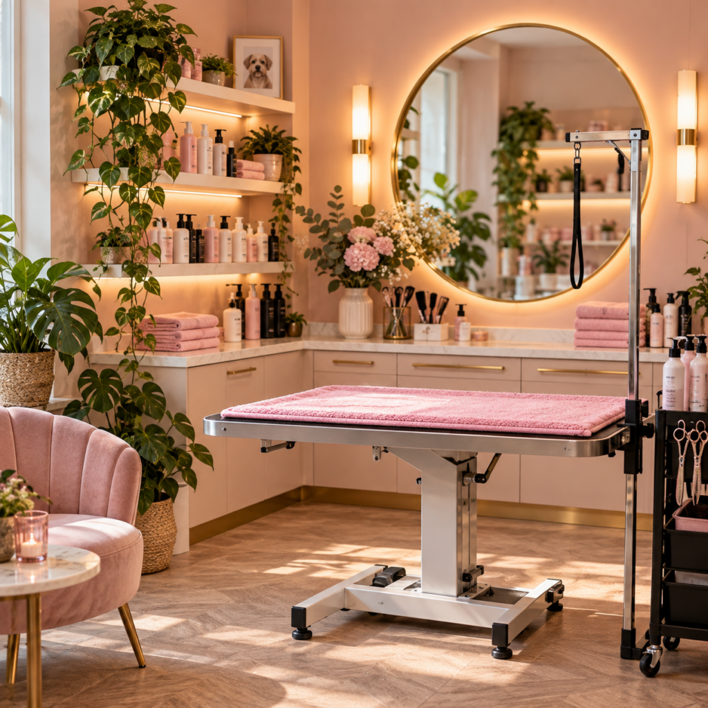 Een hoekje van de salon