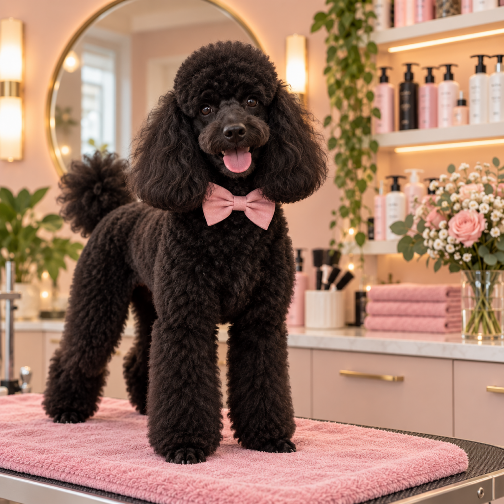 Een verzorgde hond na de behandeling