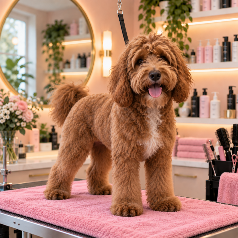 Dezelfde hond na de behandeling